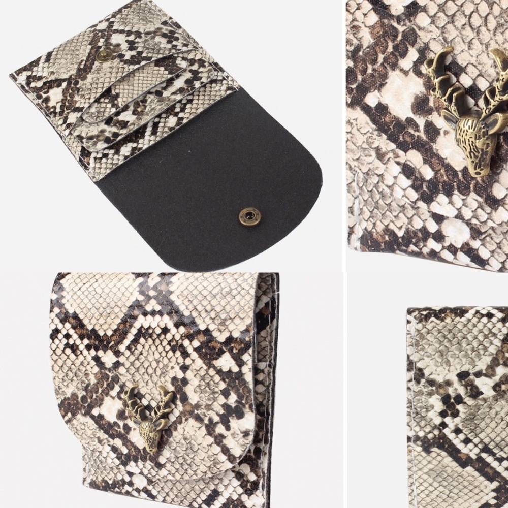✅ONE LEFT✅ Unique Metal Deer Green Wallet
